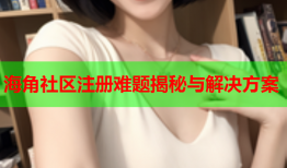 海角社区注册难题揭秘与解决方案